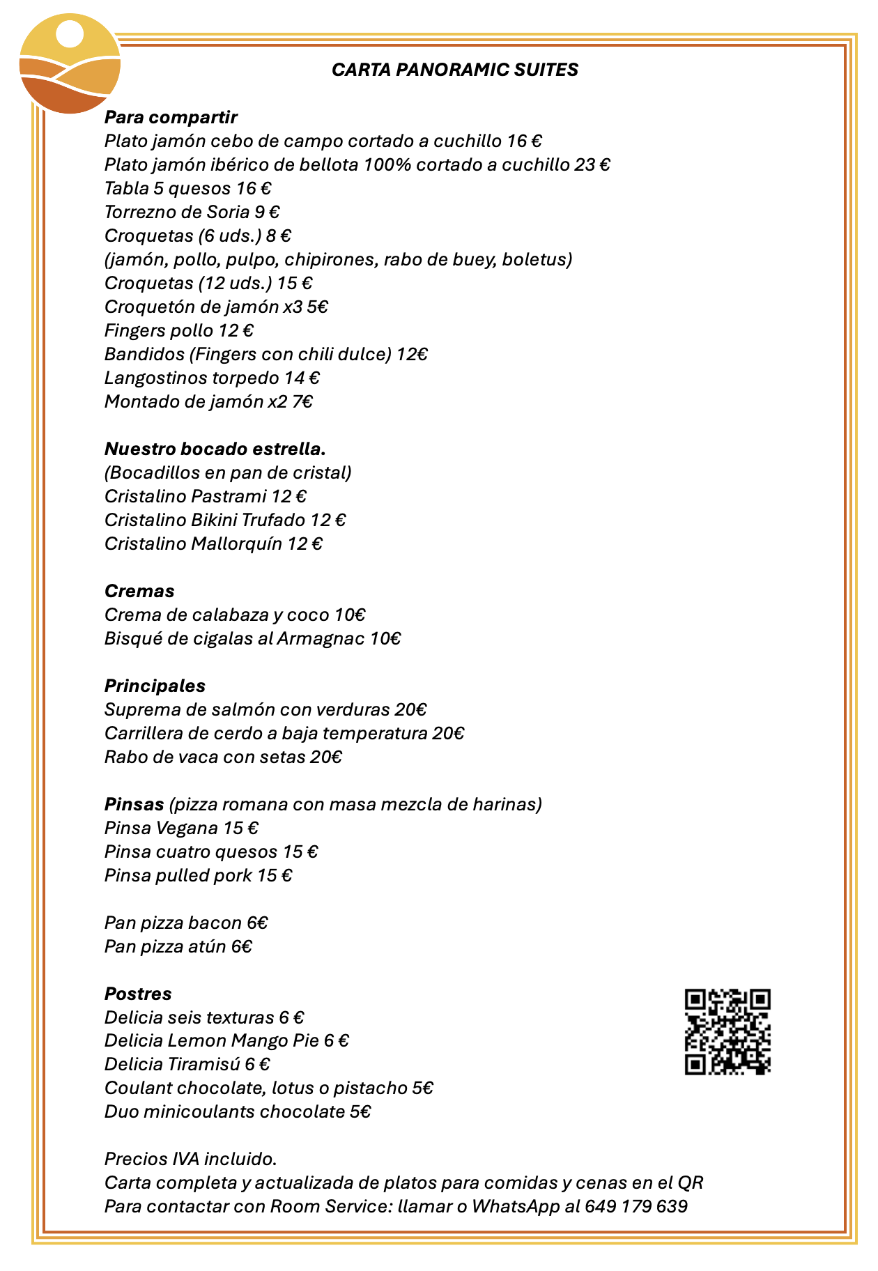 carta panoramic suites